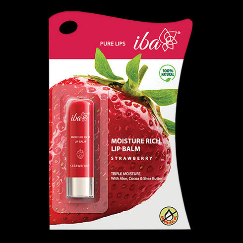 Iba Moisture Rich Lip Balm - Strawberry